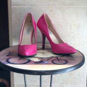 Hype Hot Pink Patent Leather Heels